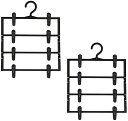 サワフジ ハンガー スカート すっきり 4段 2個組み SS-04C-2P ブラック 本体サイズ:約幅30×奥行40×高さ3.5cm 素材・材質:本体、クリップ=ポリプロピレン/バネ=鋼 生産国:ベトナム 本商品は屋内用です。屋外では使用しないでください。 説明 スカートやスラックスを4枚収納できるハンガー。 フック部分は回転するので服の出し入れ時などに便利。 バーはブランコ式にスイングし、服の掛け外しが簡単にできます。 商品コード20068465508商品名サワフジ ハンガー スカート すっきり 4段 2個組み SS-04C-2P ブラック型番SS-04C-2Pサイズ約幅30&times;奥行40&times;高さ3.5cmカラーブラック※他モールでも併売しているため、タイミングによって在庫切れの可能性がございます。その際は、別途ご連絡させていただきます。※他モールでも併売しているため、タイミングによって在庫切れの可能性がございます。その際は、別途ご連絡させていただきます。