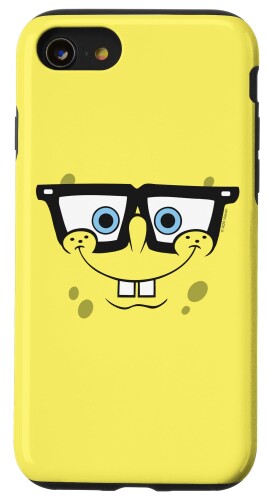 スポンジボブ スクエアパンツ オタクビッグフェイス スマホケース iPhone SE (2020) / 7 / 8 用