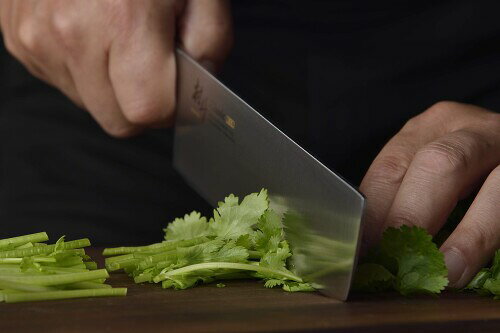 Sanjo High-Carbon Steel 165mm Nakiri (Vegetable Chopper) | Japanese Kitchen Knife – view 2
