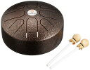 SOUND KING サウンドキング スティール・タング・ドラム 8インチ Cメジャー・ペンタトニック|BG-STD1AC-CMP|マレット&収納袋付き|アンテ...