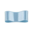 RibbonBon シルクシングルサテンリボン #139 アリスブルー 12mm幅 巻(30m) 9サイズ50色展開