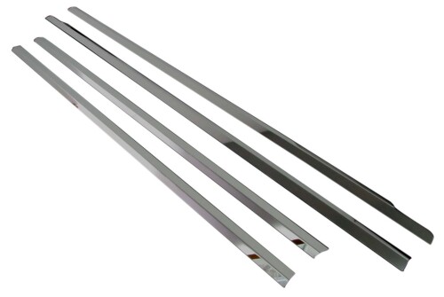 BRIGHTZ エスティマ ACR50系/GSR50系 超鏡面ブラックメッキステンレスウィンドウモール 4PC 4888