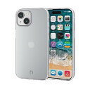 エレコム iPhone15 ケース ソフト TPU エコ リサイクル素材 リサイクル材50% ストラップホール付き クリア PM-A23AREUCTCR