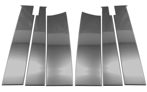 BRIGHTZ デリカミニ 34 35 37 38 超鏡面ステンレスブラックメッキピラーパネル バイザー有用 6PC B34A B35A B37A B38A B34 B35 B37 B38 34A 35A 37A 38A B A デリカ ミニ