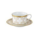 Noritake ノリタケ カップ & ソーサー ( コーヒー ティー 兼用) 約245cc トレフォリオゴールド 1客 ゴールド ボーンチャイナ T93686/4945