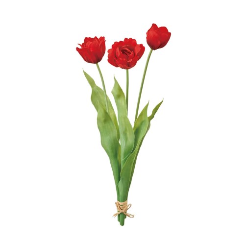 東京堂(Tokyodo) 造花 メリルチューリップバンドル #003レッド 花径5〜7×花丈5×L42×W20cm 1入 FM008710-003 サイズ : 本体 : 長さ42×幅20cm・花 : 直径5〜7×丈5cm・重量 : 88g カラー : #003 レッド 材質 : ポリエステル、PVC (ポリ塩化ビニール) 原産国 : 中華人民共和国 東京堂オリジナルアーティフィシャルフラワー(造花)ブランド【MAGIQ】 今までの造花にはないリアルな品質のアーティフィシャルフラワーです。 生花にはない豊かな表現力がアーティフィシャルフラワーの大きな魅力の一つ。 日々の暮らしの中で花のある暮らしを是非お楽しみください。 屋内装飾用として開発しておりますので、屋外でのご使用には適しておりません。 屋内外にかかわらず水や摩擦などにより色落ち、色うつり、カビの原因となる可能性があります。 商品コード20077405522商品名東京堂(Tokyodo) 造花 メリルチューリップバンドル #003レッド 花径5〜7&times;花丈5&times;L42&times;W20cm 1入 FM008710-003型番FM008710-003サイズ本体 : 長さ42&times;幅20cm・花 : 直径5〜7&times;丈5cmカラー#003 レッド※他モールでも併売しているため、タイミングによって在庫切れの可能性がございます。その際は、別途ご連絡させていただきます。※他モールでも併売しているため、タイミングによって在庫切れの可能性がございます。その際は、別途ご連絡させていただきます。