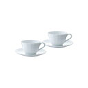 Noritake ノリタケ カップ & ソーサー ( ペアセット ) ( コーヒー ティー 兼用) 215cc シェール ブラン 電子レンジ対応 食洗機対応 2...