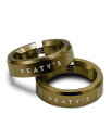 Peaty's(ピーティーズ)Monarch Grip Lock Ring - Bourbon