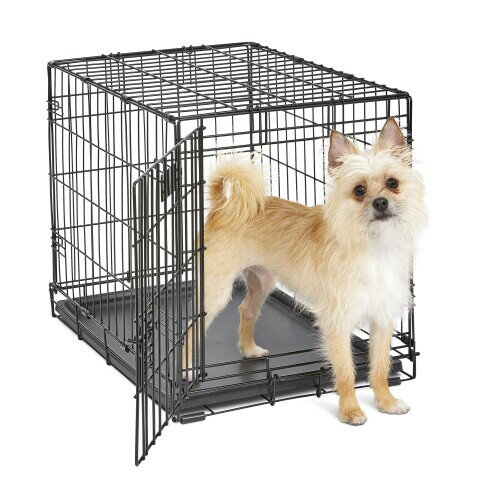 Midwest 1524 iCrate Single-Door Pet Crate 24-By-18 -By-19-Inch by Midwest Homes for Pets MidWest iCrate Folding Metal Dog Crate 24-Inch w/Divider 説明 Single door metal dog crate, 24L x 18W x 19H inches;Includes free divider panel, leak-proof plastic pan, a strong carrying handle, rubber feet to protect floors and a 1 year Manufacturer's Warrranty;Slide-bolt latch securely locks door in place;Dog crate folds flat for convenient storage, travel and portabilitiy;Strong and sturdy metal crate structual design creates a safe place for your pet while you're away 商品コード20064051527商品名Midwest 1524 iCrate Single-Door Pet Crate 24-By-18 -By-19-Inch by Midwest Homes for Pets型番1524※他モールでも併売しているため、タイミングによって在庫切れの可能性がございます。その際は、別途ご連絡させていただきます。※他モールでも併売しているため、タイミングによって在庫切れの可能性がございます。その際は、別途ご連絡させていただきます。