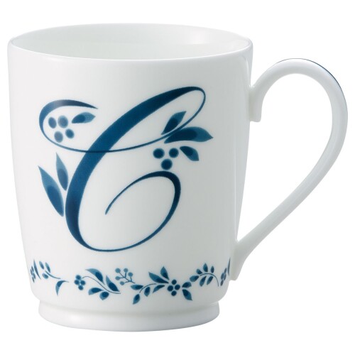 Noritake ノリタケ マグカップ 285cc アルファベットマグ コレクション 電子レンジ対応 食洗機対応 C ボーンチャイナ MT59880/4946-C