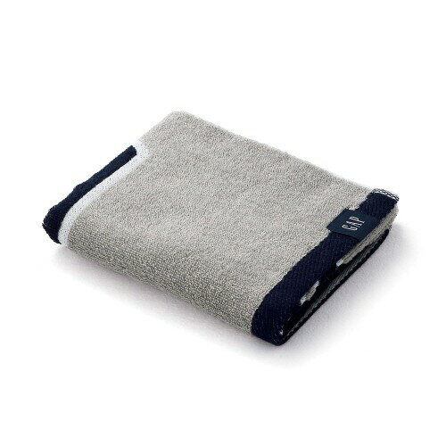 ギャップ ホーム(Gap Home) GAP HOMEロゴ フェイスタオル グレー シンプル 約34×80cm 54-0082100