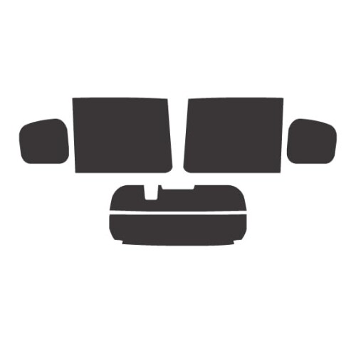 ペルシード(Pellucid) ウインドウフィルム 車種専用カット済み トヨタ シエンタ Zグレード専用 メーカーオプション前後方ドライブレコーダー装着車 L10G・L15G・C10G R4/8〜 失敗安心サービス