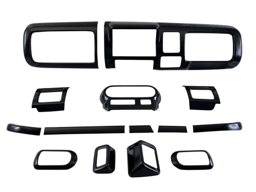 BRIGHTZ アクティトラック HA8 HA9 インテリアパネルセット 14PC ピアノブラック A8 A9 8 9 アクティ トラック アクテイトラック アクテイ