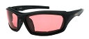 (ライズ) サングラス Eyewear SHOOT バイク 防風パット付き メンズ偏光サングラス 自転車 RS911-BLACK/PINK ピンク フリーサイズ