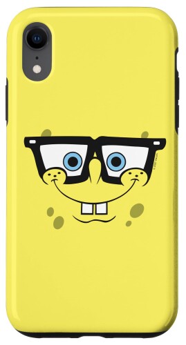 スポンジボブ スクエアパンツ オタクビッグフェイス スマホケース iPhone XR 用