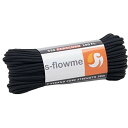 スフローム(s-flowme) パラコード 7芯 4mm x 30m 全60色 耐荷重 250kg クラフト パラコード アクセサリー アウトドア キャンプ テント タープ 用固定用紐 ガイロープ ロープ A01 ブラック