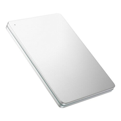 IODATA ポータブル HDD 1TB カクうす Mac Silver×Green USB 5Gbps Time Machine 対応 (USB-A/USB-C) 日本メーカー HDPX-UTSC1S/UE