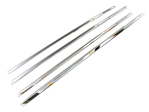 BRIGHTZ CLSクラス W219 超鏡面ステンレスウィンドウモール 4PC CLS 350 550 63 AMG 219 25016