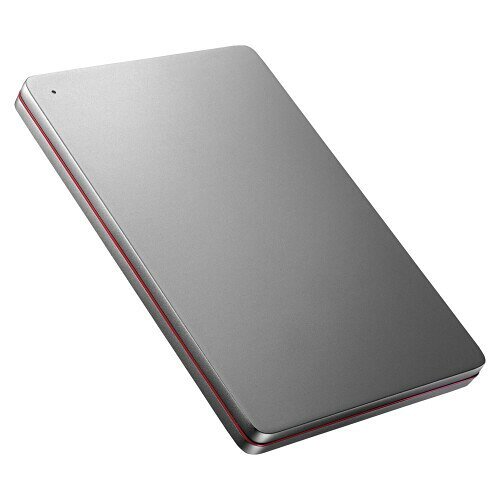 IODATA ポータブル HDD 2TB カクうす Black×Red USB 5Gbps Time Machine 対応 (Win/mac/USB-A) 日本メーカー HDPX-UTS2K/UE
