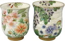 京焼 清水焼 陶あん窯 組湯呑 花移ろい kta580