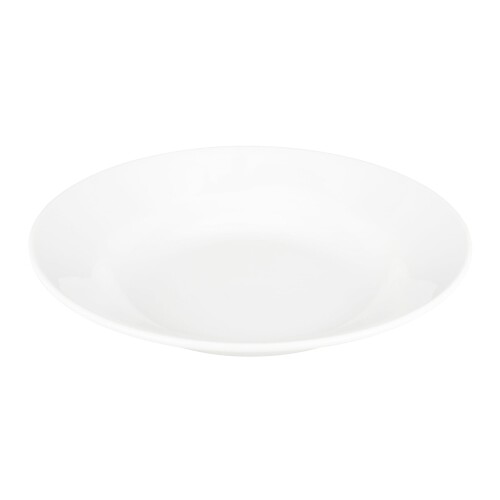 YAMATSU STANDARD ベーシック リム玉28cm深皿・5枚セット ホワイト 大皿 食洗機 電...