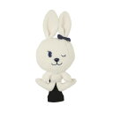 (ジャックバニー) うさぎヘッドカバー (ドライバー用) / ゴルフ DR / 262-4284711 030_ホワイト FR