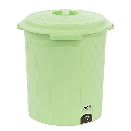 Rakuten - 不動技研 ゴミ箱 ルームペール 丸 17L 直径32.5×高さ36.5cm F2052 日本製