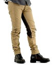 マックスフリッツ(MaxFritz) バイク用 ライディングパンツ 春夏秋 ストレッチ素材 サイドパネルパンツ MFP-2457 ベージュ レディース M(40...