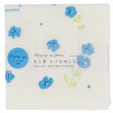 コージカンパニー かや生地 7重ふきん レディース 30×30cm 日本製 花言葉 ネモフィラ 501695