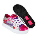 HEELYS(q[[Y) SNAZZY-SILVER/MULTI CANVAS