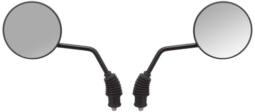 KJT 可倒式オフロードミラー 左右セット 10mm 正ネジ 張り出し調節可能モデル HS-034-H HS-034-H