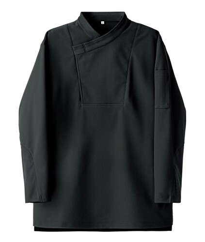 Rakuten - (セブンユニフォーム) CA2147-9 ブラック SS CA2147 長袖コート 男女兼用 メンズ レディース コックコート シェフ 飲食店 キッチン