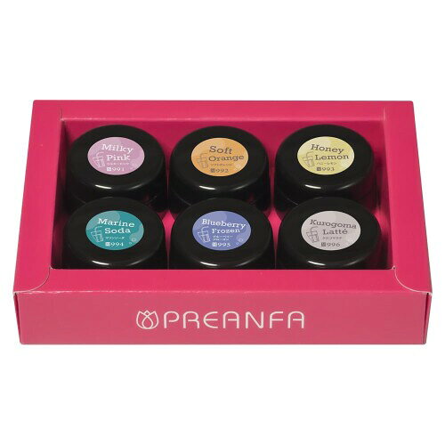 PRE GEL カラーEX パステルポップシリーズ6色セット カラージェル6色セット 商品紹介 PREGELカラーEXから「パステルポップシリーズ」6色をリリース。 鮮やかなパステルトーンが、指先に軽やかな彩りを添える、爽やかな印象のカラーラインナップです。 1度塗りでも発色の良いカラーで、ワンカラーやグラデーションにもおすすめ♪ 【内容】各3g ■プリジェル カラーEX ミルキーピンク ■プリジェル カラーEX ソフトオレンジ ■プリジェル カラーEX ハニーレモン ■プリジェル カラーEX マリンソーダ ■プリジェル カラーEX ブルーベリーフローズン ■プリジェル カラーEX クロゴマラテ カラーの種類:マットカラー UV/LED両対応(LED30秒、UV1〜2分) 安全警告 ■爪に異常があるときは、お使いにならないでください。 ■使用中に赤味、はれ、かゆみ、刺激等の異常があらわれた場合は、使用を中止してください。そのまま化粧品類の使用を続けますと症状を悪化させることがありますので、皮膚科専門医等に相談されることをおすすめします。 ■爪以外にはお使いにならないでください。 ■万一目に入った場合は、こすらずに多量の水で洗い流してください。刺激や異物感が残る場合は、眼科専門医等にご相談ください。 ■使用後はしっかり蓋を締めて、乳幼児の手の届く場所、高温の場所、並びに、直射日光の当たる場所を避けて保管してください。 ■可燃性ですので、火気に十分注意してください。 商品コード20081751561商品名PRE GEL カラーEX パステルポップシリーズ6色セットカラーマルチカラー※他モールでも併売しているため、タイミングによって在庫切れの可能性がございます。その際は、別途ご連絡させていただきます。※他モールでも併売しているため、タイミングによって在庫切れの可能性がございます。その際は、別途ご連絡させていただきます。