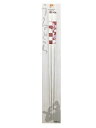 アオバ 箸 食洗機対応 クリア箸 市松 ウルトラマン 赤 23cm 523024