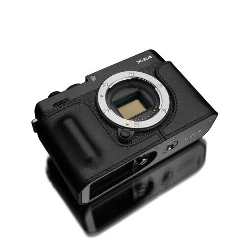 GARIZ FUJIFILM X-E4用 本革カメラケース HG-XE4BK ブラック