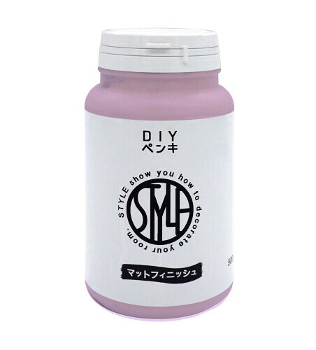 ニッペ ペンキ 塗料 STYLE DIYペンキ 500ml ライラック 水性 つやなし 屋内 日本製 4976124889608 【特長】インテリアの壁や小物、ガーデニング材にも塗れる屋内外兼用の水性ペンキです。 壁紙の上からそのまま塗れます。 乾燥後は、耐水性・耐久性に優れた強い塗膜になります。 ほとんど臭いがなく、室内使用での「安全基準をクリア」下地が透けずに隠ぺい性に優れています。 「マットフィニッシュ」・・・ハケ目が目立たない落ち着いたつやの仕上がり。 扱いやすい「ワンタッチ開閉フタ」を採用。 【用途】屋内外の木部・鉄部・コンクリート・素焼きの鉢、ビニール壁紙など。 【塗り面積(塗り回数)】約5m2(1回塗り) 【容量・サイズ】500ml 【うすめ方】塗料の粘度が高く塗りにくい時は、水で少しうすめてください。(5%が目安です) 【乾燥時間】夏(30[度]):約1時間 冬(10[度]):約2時間 ※撥水加工、または汚れ防止機能など特殊な表面処理をした壁紙には塗装できません。 インテリアの壁や小物、ガーデニング材にも塗れる屋内外兼用の水性ペンキです。 壁紙の上からそのまま塗れます。 乾燥後は、耐水性 ■耐久性に優れた強い塗膜になります。 ほとんど臭いがなく、室内使用での「安全基準をクリア」 下地が透けずに隠ぺい性に優れています。 「マットフィニッシュ」 ■ ■ ■ハケ目が目立たない落ち着いたつやの仕上がり。 扱いやすい「ワンタッチ開閉フタ」を採用。 商品コード20075320156商品名ニッペ ペンキ 塗料 STYLE DIYペンキ 500ml ライラック 水性 つやなし 屋内 日本製 4976124889608型番4976124889608サイズ500mlカラーライラック※他モールでも併売しているため、タイミングによって在庫切れの可能性がございます。その際は、別途ご連絡させていただきます。※他モールでも併売しているため、タイミングによって在庫切れの可能性がございます。その際は、別途ご連絡させていただきます。