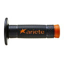 ariete(アリート) VULCAN OFF GRIPS オレンジ/ブラック スーパーソフト/115mm/非貫通 02643-ARN