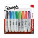 Sharpie シャーピー 角芯 油性マーカー 8色セット 油性ペン ?38250PPA