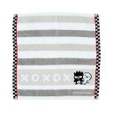 サンリオ(SANRIO) プチタオル 抗菌防臭加工 バツマル ばつ丸 BAD BADTZ-MARU キャラクター 25×0.5×25cm 300039