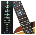 Jockomo オールド・バンジョー・タイプ(アバロンBLUE) ギターに貼る インレイステッカー