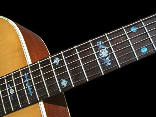 Jockomo オールド・バンジョー・タイプ(アバロンBLUE) ギターに貼る インレイステッカー