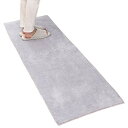 オカ オカ 乾度良好Dナチュレ ロングマット グレー 約50cm×150cm キッチンマット(3)