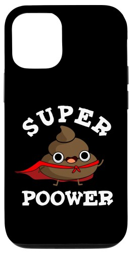 iPhone 14 Super Poower 面白いうんちしゃれ スマホケース