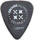 Grover Allman DelrinexTM, Black, ISO, 1.00mm 10枚