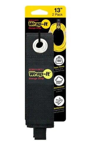 WrapーIt フック付ストラップHEAVYーDUTY 13インチ（2本入り） 102-30BX