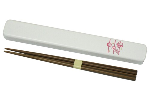 山中塗 箸・箸箱 セット 桜 M16295-0