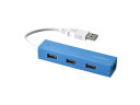 バッファロー BUFFALO USB ハブ USB2.0 バスパワー 4ポート ブルー BSH4U055U2BL