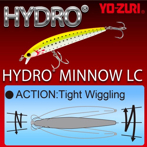マニッシュボーイのYO-ZURI ソルトルアー ハイドロミノー LC フローティング 170mm カラー:ブラックバック｜アングル3