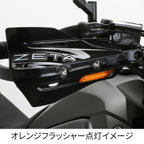 ジータレーシング(ZETA RACING) XCフラッシャープロテクター ホワイト スモークレンズ ZE72-3510ダートフリーク DIRTFREAK 2