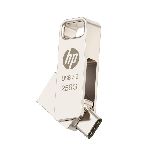 ARCANITE Type-C/A USBメモリ OTG USB 3.2 USB 256GB 最大読出速度100MB/s 軽量 合金製 頑丈で耐久性 USBメモリ Type-C & Type-Aデュアルコネクタ GJPDHP-OTG256